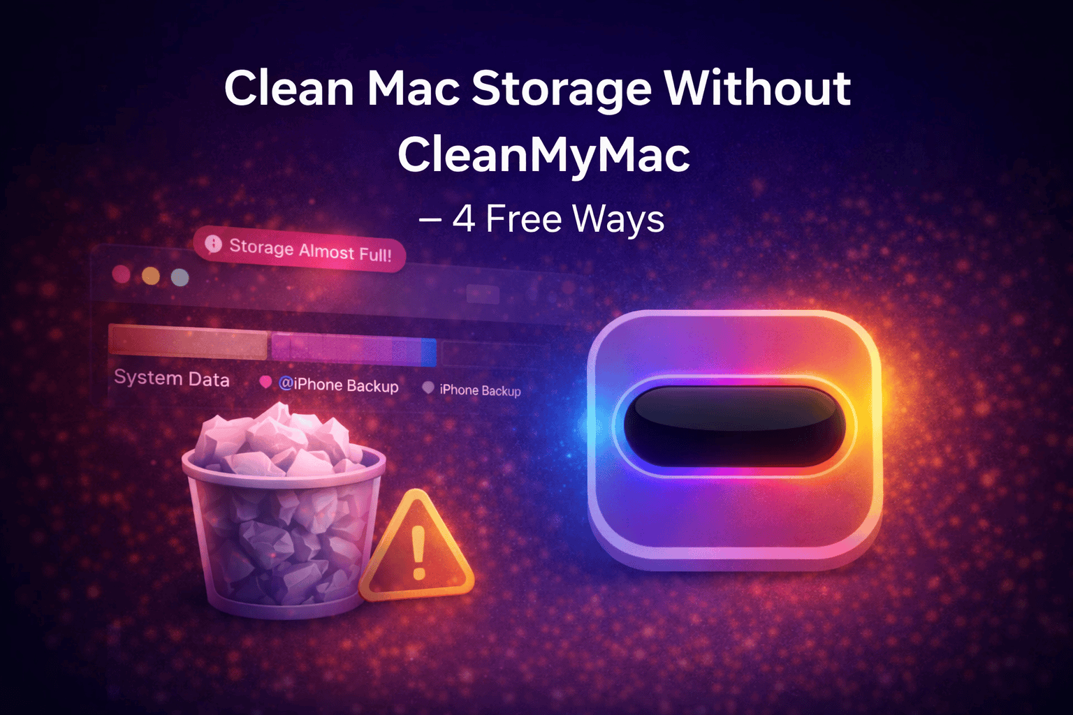 How to clean Mac storage without CleanMyMac