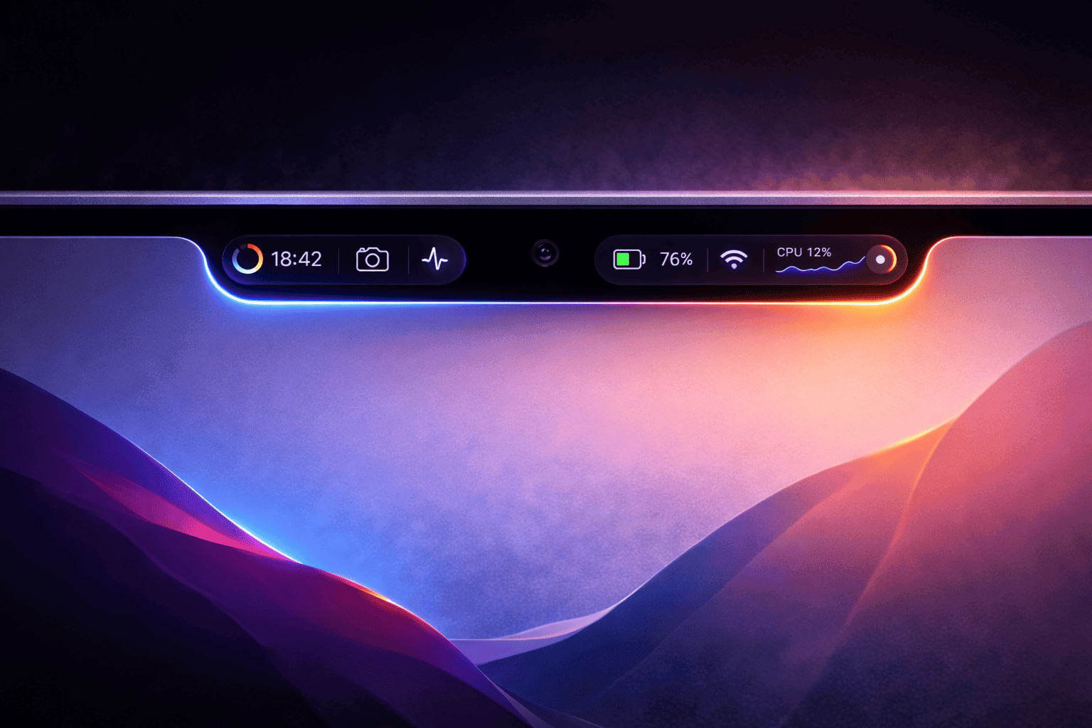 Brow transforms the MacBook notch into a productivity hub